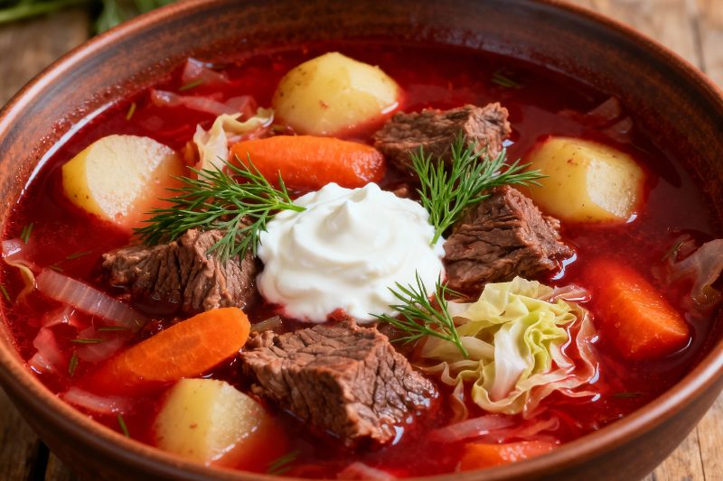 Верните вкус детства: как приготовить настоящий борщ как в советской столовой