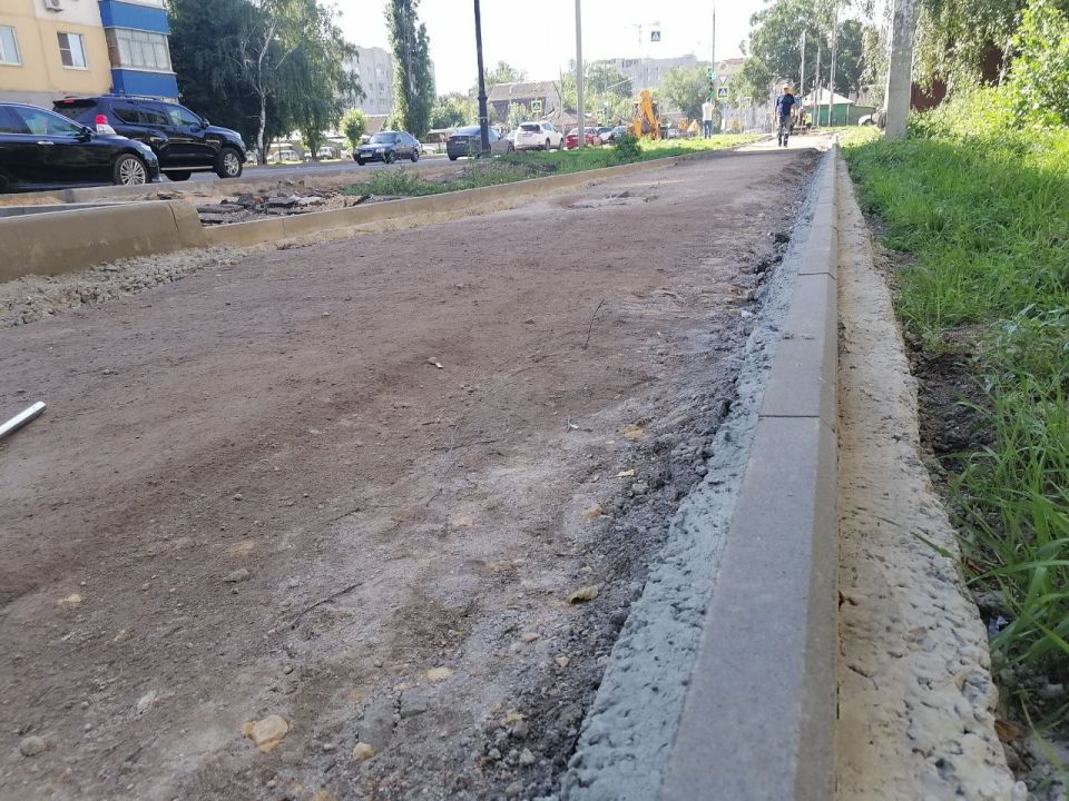 Темп ремонта крупных городских магистралей в Тамбове хороший