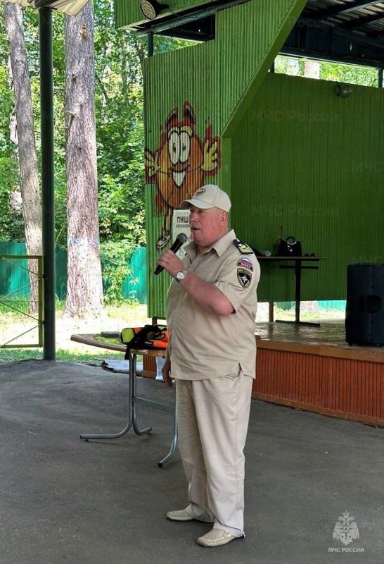 Большой праздник безопасности в оздоровительном лагере «Салют»