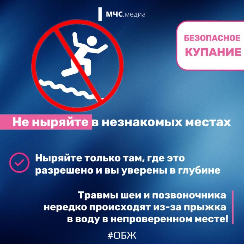 Жара – купание, повышенный риск жизни и здоровью