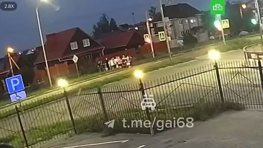 Полицейские задержали водителя, сбившего ночью людей на пешеходном переходе в Тамбове
