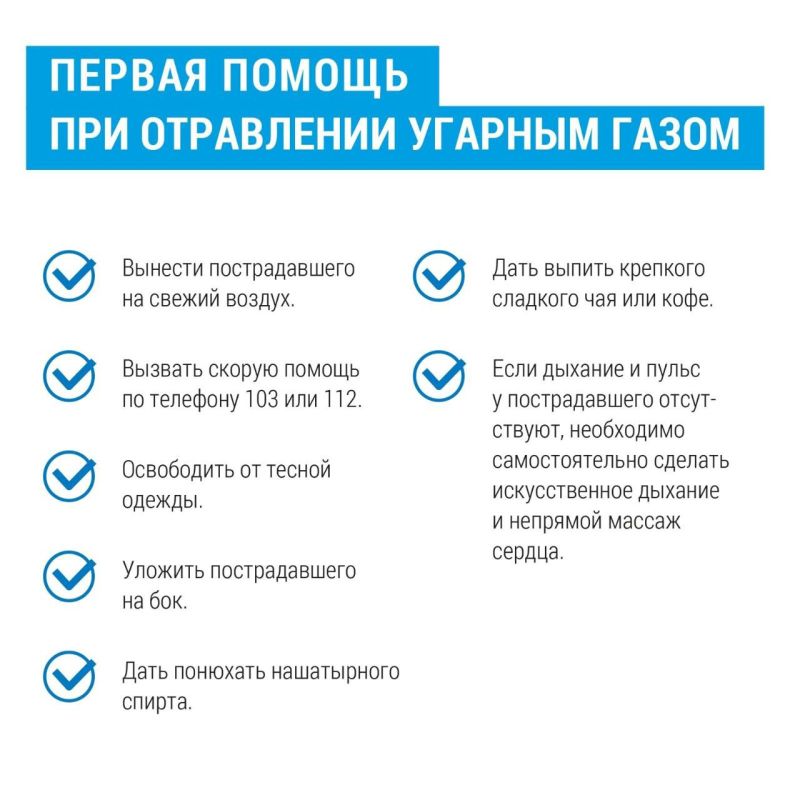 Как не отравится угарным газом