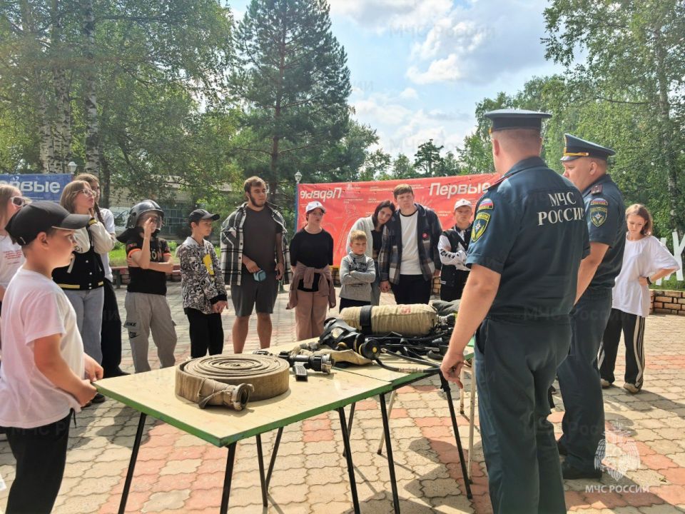 Практические занятия с детьми в лагере Мичуринского округа