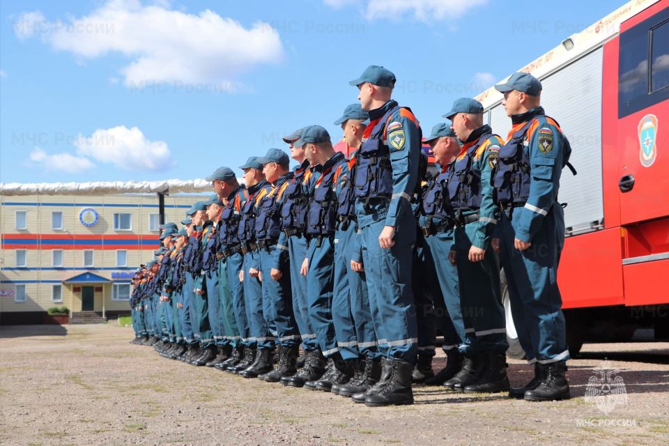 Смотр готовности аэромобильной группировки