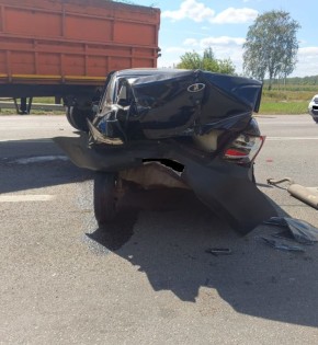 В Жердевском округе водитель «Lada Priora» устроил массовое ДТП и скрылся с места аварии