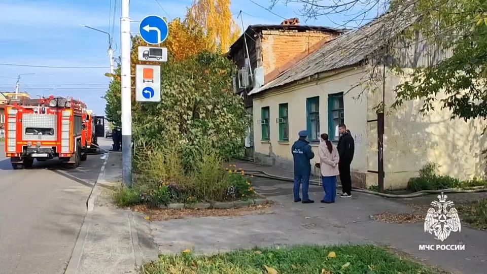 В Тамбове загорелась квартира на Базарной