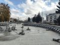 Завершить благоустройство территории около фонтана на Привокзальной площади планируют в ноябре