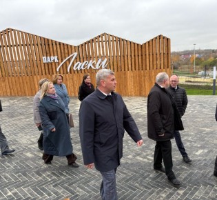 В Тамбове продолжается пресс-тур по благоустраиваемым городским территориям