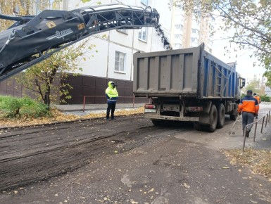 В Тамбове продолжается обновление межквартальных дворовых проездов