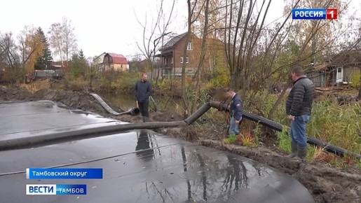 В Тамбове и Тамбовском округе приводят в порядок реку Цна