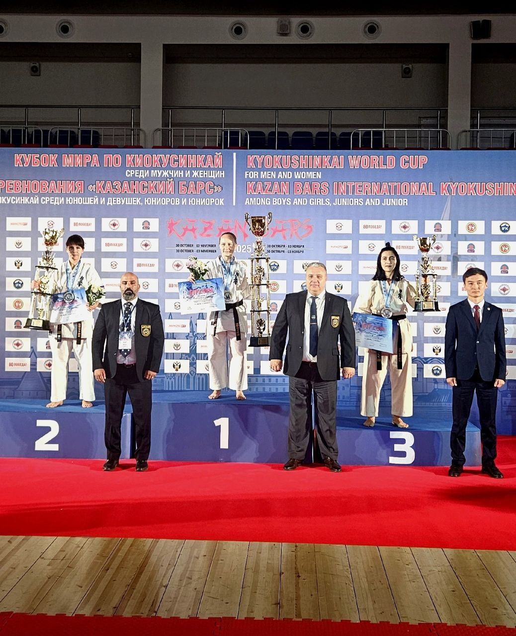 Кристина Урусова из Тамбова заняла второе место на Кубке мира по киокусинкай (6+)