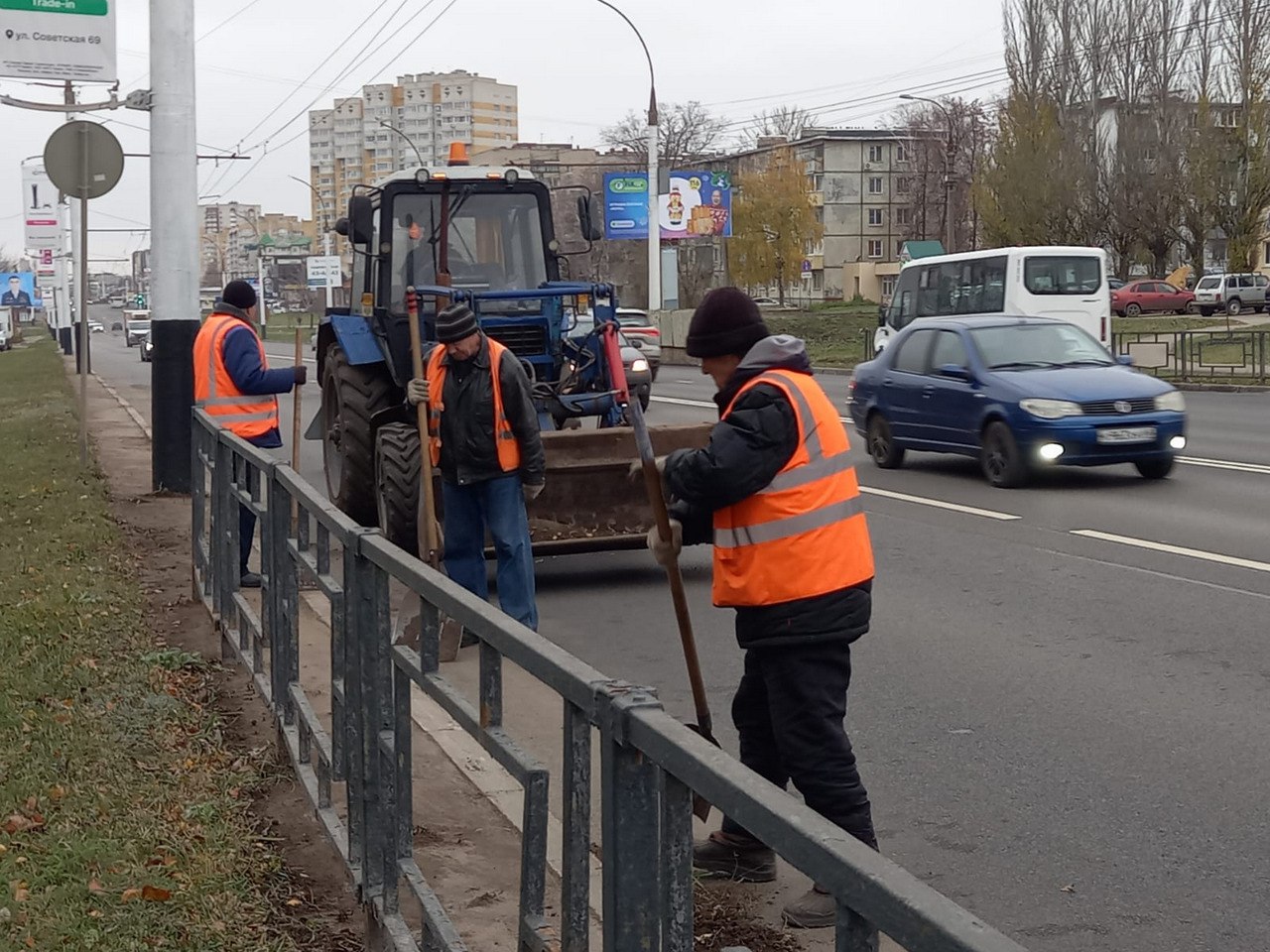 Службы городского хозяйства на ежедневной основе наводят чистоту и порядок в Тамбове Службы городского хозяйства на ежедневной основе наводят чистоту и порядок в Тамбове