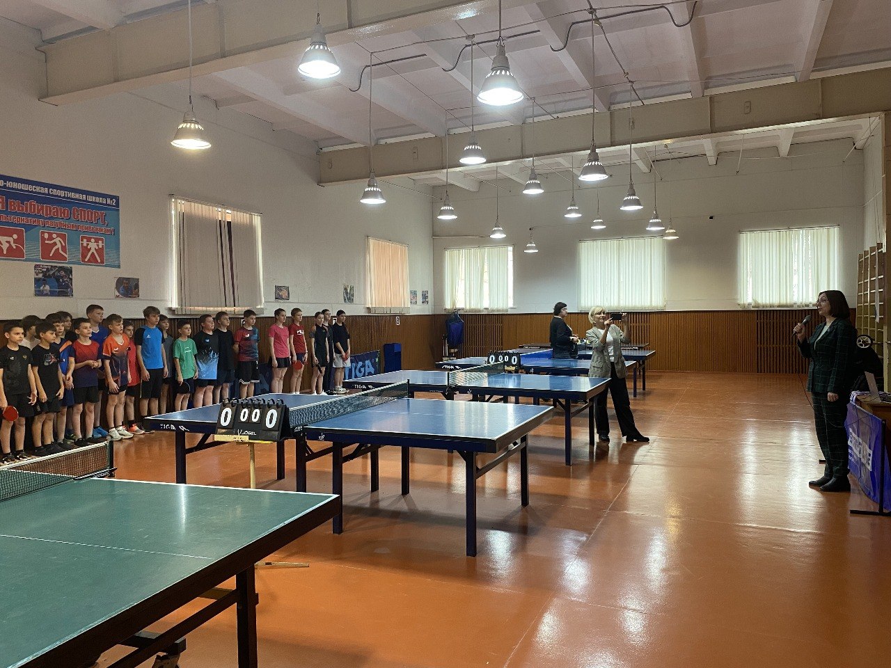 В Тамбове прошло первенство спортивной школы № 2 по настольному теннису