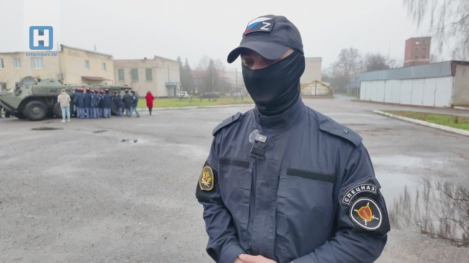 В Тамбовской области бойцы спецназа «Вепрь» провели тактическое занятие для воспитанников патриотического клуба