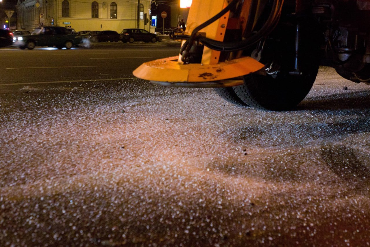 В Тамбове зимой будут использовать альтернативу пескосоляной смеси