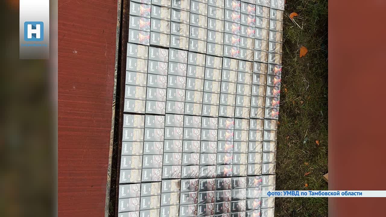 В Тамбовской области полицейские изъяли 12 тысяч пачек контрафактных сигарет