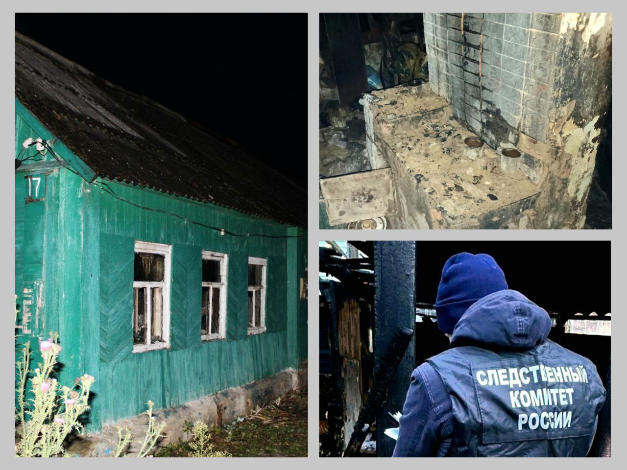 При пожаре в селе Юрловка Тамбовской области погиб пенсионер