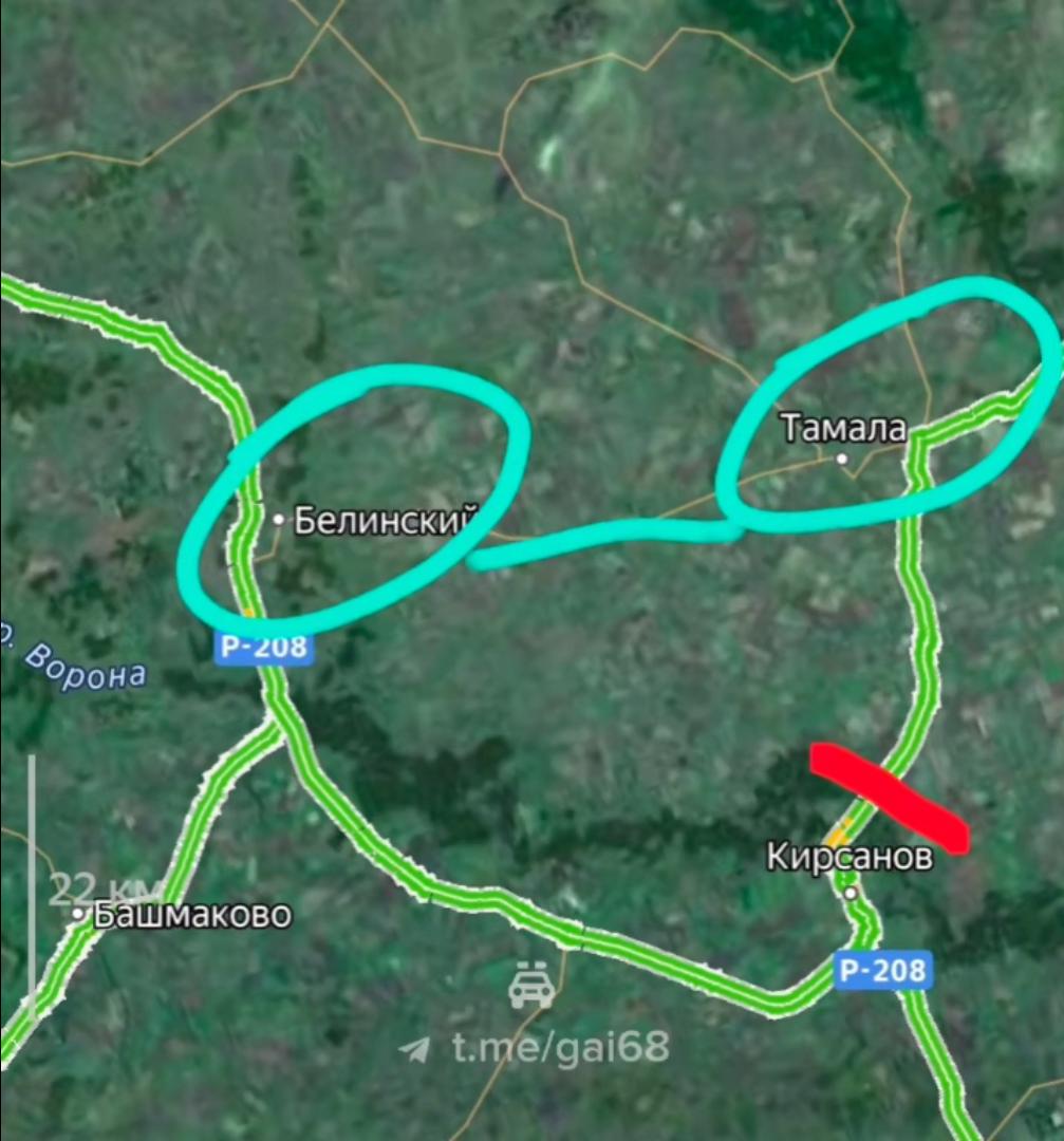 В Кирсановском округе закрыли движение по мосту через реку Ворона В Кирсановском округе закрыли движение по мосту через реку Ворона