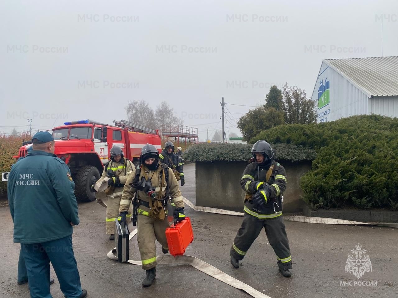 #БудниМЧС. На территории Староюрьевского элеватора проведено пожарно-тактическое учение по тушению условного пожара и проведению аварийно-спасательных работ #БудниМЧС. На территории Староюрьевского элеватора проведено пожарно-тактическое учение по тушению условного пожара и проведению аварийно-спасательных работ