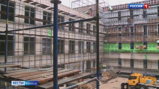 Сегодня прокурор области проинспектировал ход работ по строительству школы в Бокино на 1 100 учащихся