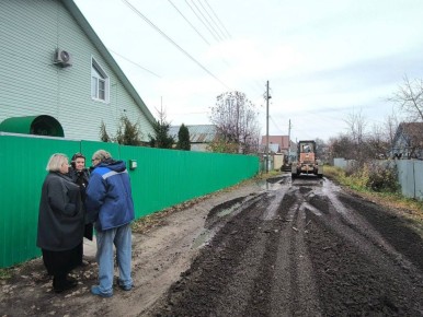 При поддержке «Единой России» в Тамбове произвели обсыпку щебнем проблемные улицы