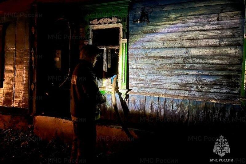 При пожаре в Рассказовском округе погиб мужчина