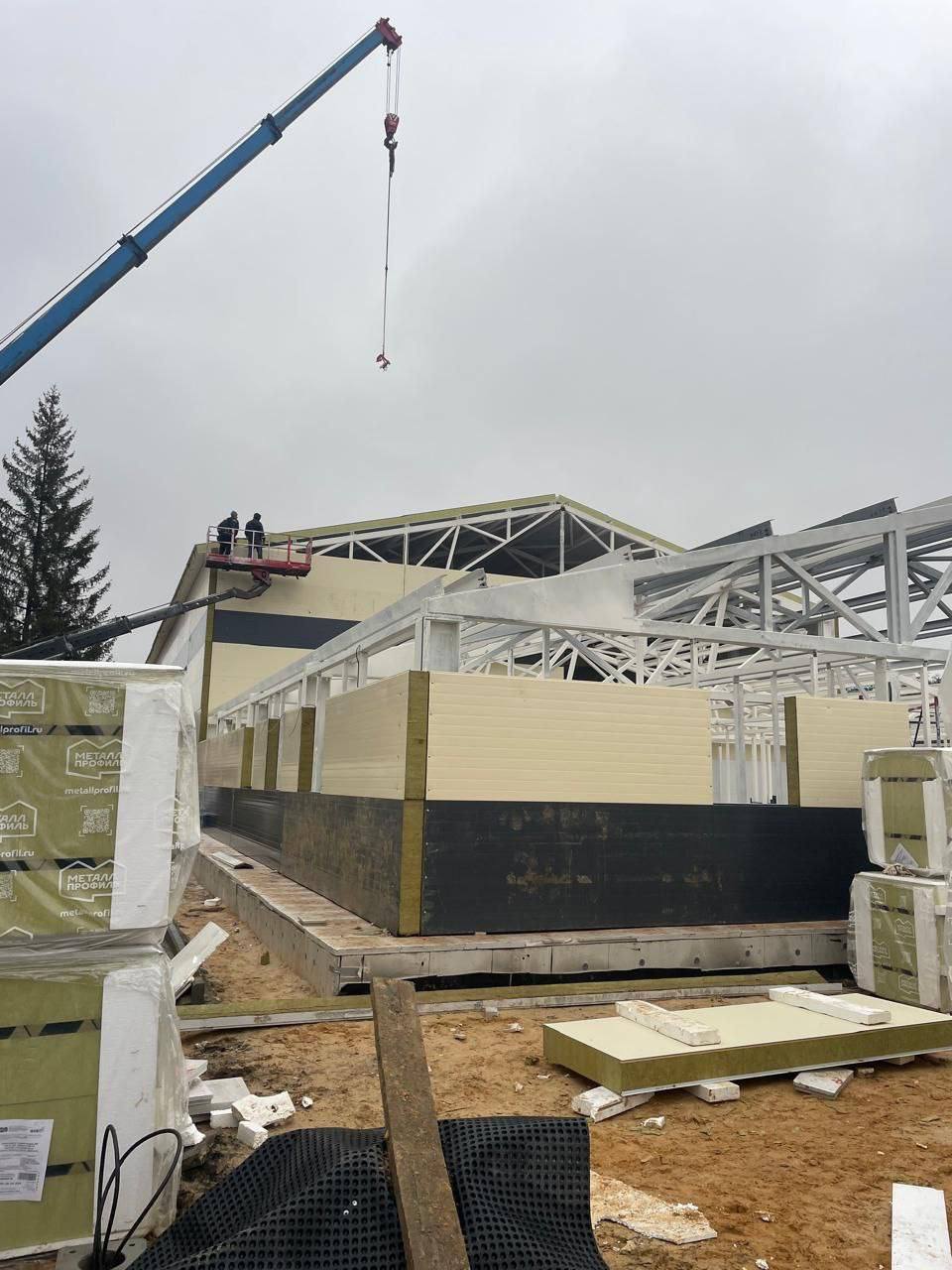 Строительство нового спорткомплекса в Тамбове выходит на финишную прямую