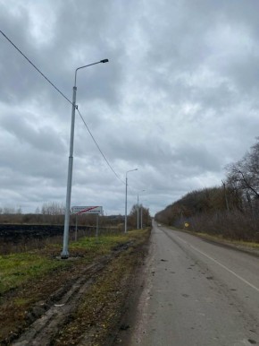 В Чакине осветили дорогу, соединяющую посёлок с железнодорожным вокзалом