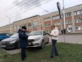 Очередной рейд по парковке автомобилей на зеленых зонах провели сотрудники Северного территориального управления совместно с полицейскими