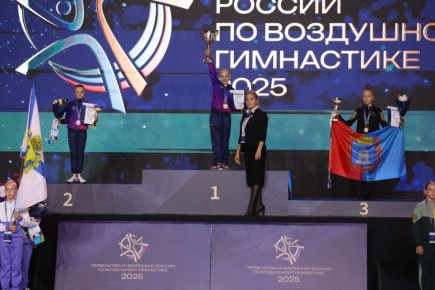 Тамбовчанка стала призёром всероссийских соревнований по воздушной гимнастике