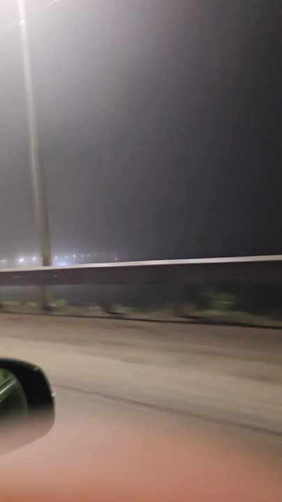 За городом сильный туман. Будьте внимательны и осторожны