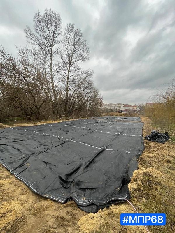 Со дна Цны поднимут ещё более 100 тысяч кубометров ила