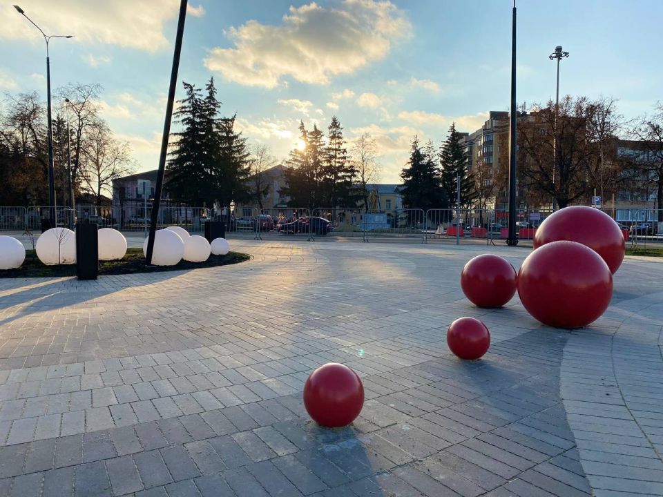 Центральную площадь Рассказова украсят новые малые архитектурные формы