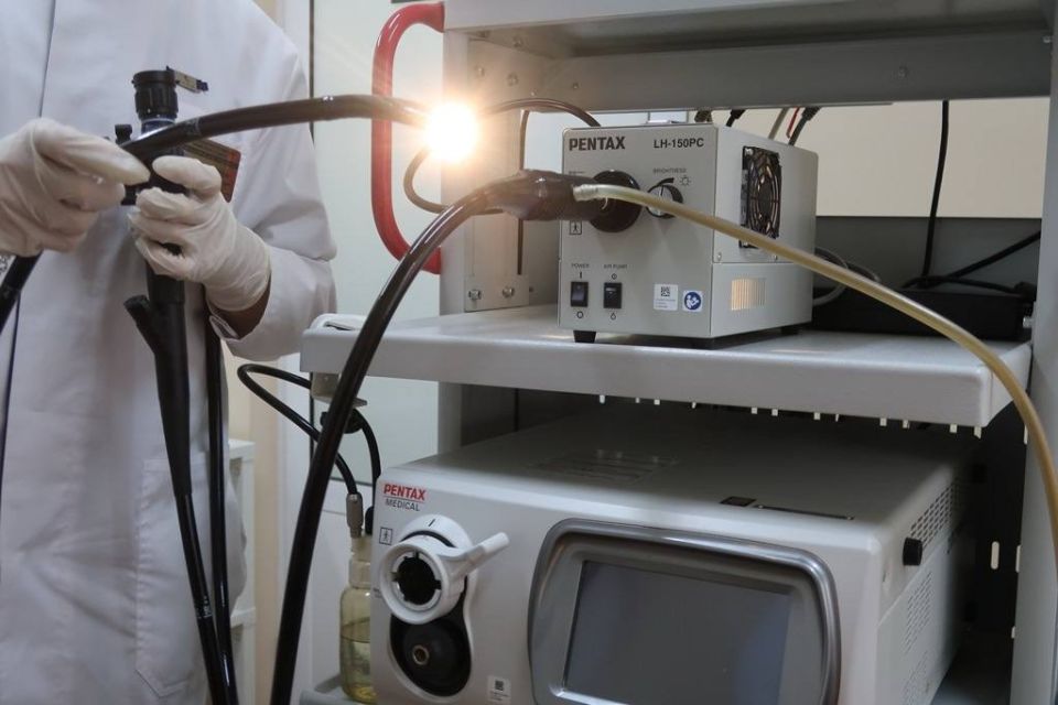 В областную больницу поступило новое эндоскопическое оборудование