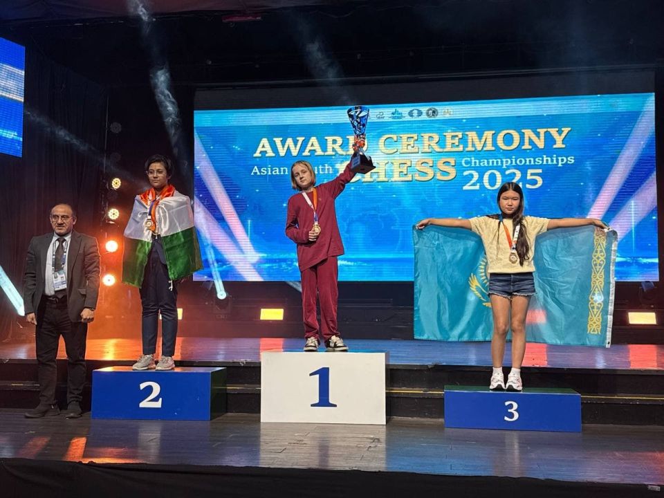 На первенствах Азии по шахматам российские школьники завоевали 14 медалей