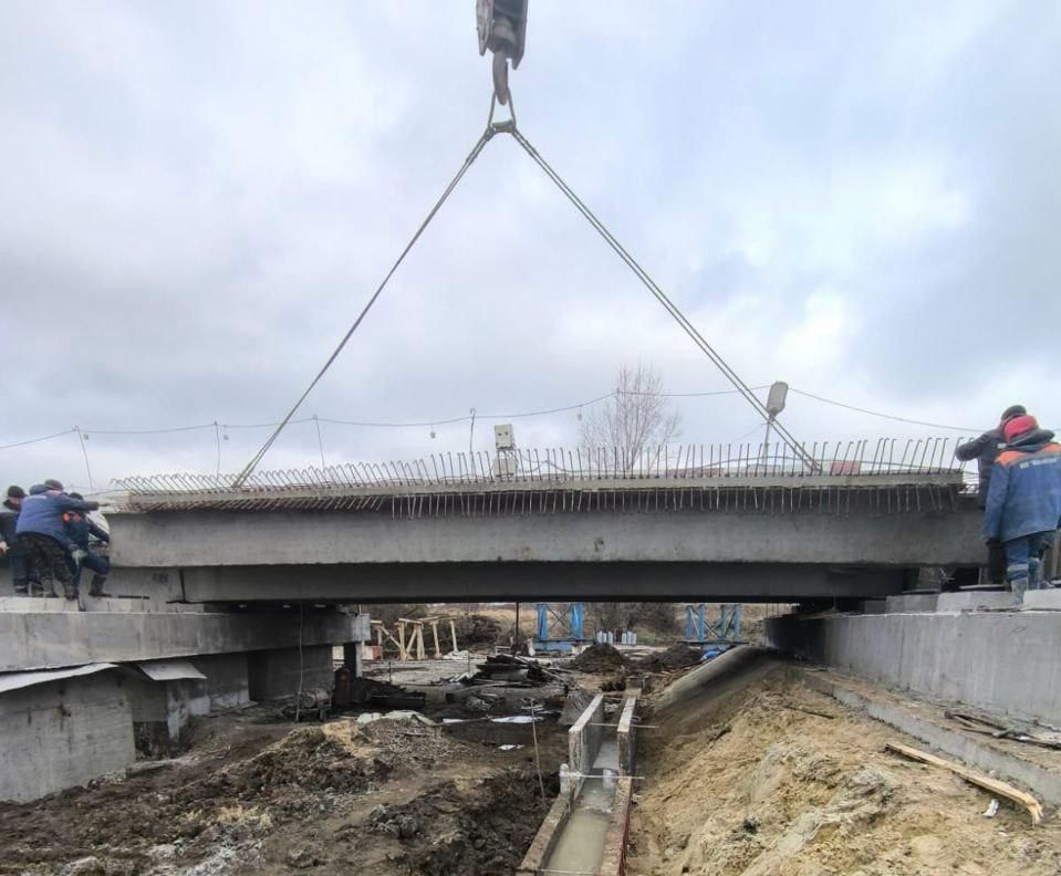 Ремонт моста через реку Разазовку завершится в 2026 году Ремонт моста через реку Разазовку завершится в 2026 году