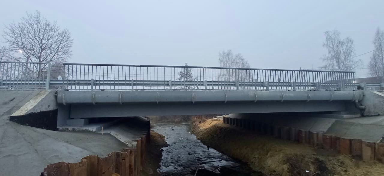 В Пичаевском муниципальном округе завершили капитальный ремонт моста через реку Пичаевка В Пичаевском муниципальном округе завершили капитальный ремонт моста через реку Пичаевка