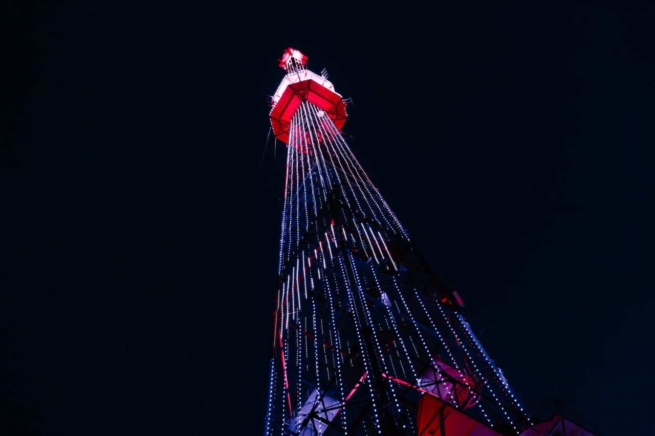 9 декабря на телебашне в Тамбове включат архитектурно-художественную подсветку в честь Дня Героев Отечества