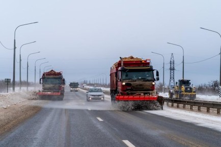 На федеральных дорогах Тамбовской области дежурят 39 единиц техники