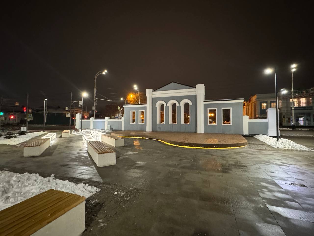 Максим Косенков: Новое общественное пространство на пересечении Лермонтовской и Советской, получившее название сквер «Гармония», благоустроено Максим Косенков: Новое общественное пространство на пересечении Лермонтовской и Советской, получившее название сквер «Гармония», благоустроено