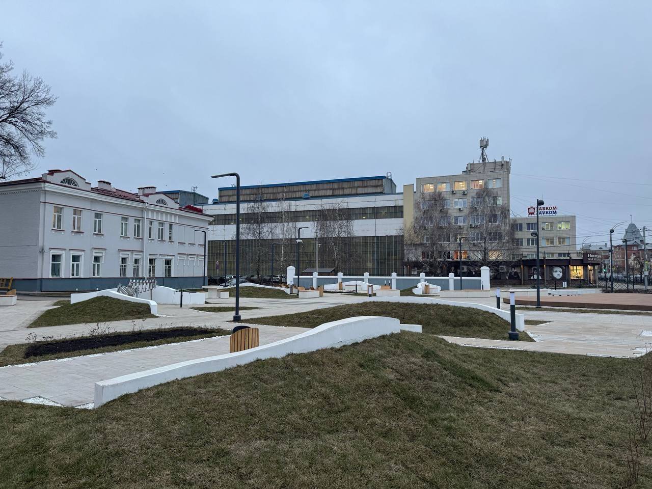 Максим Косенков: Новое общественное пространство на пересечении Лермонтовской и Советской, получившее название сквер «Гармония», благоустроено Максим Косенков: Новое общественное пространство на пересечении Лермонтовской и Советской, получившее название сквер «Гармония», благоустроено