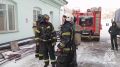 Струдники МЧС России ликвидировали возгорание в производственном здании