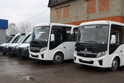 Пять новых автобусов, недавно переданных Мичуринску, перевезли почти 7000 пассажиров