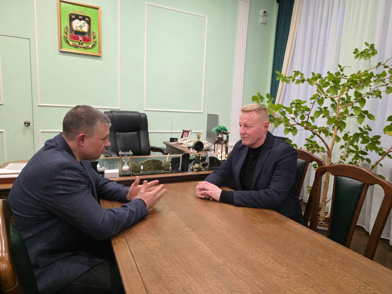 Ветеран СВО, участник программы «Герои Тамбовщины» получил стажировку в администрации Мичуринска