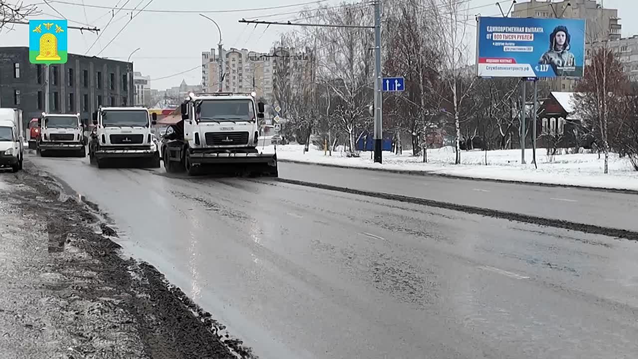 В Тамбове более 110 рабочих очищают улицы от снега