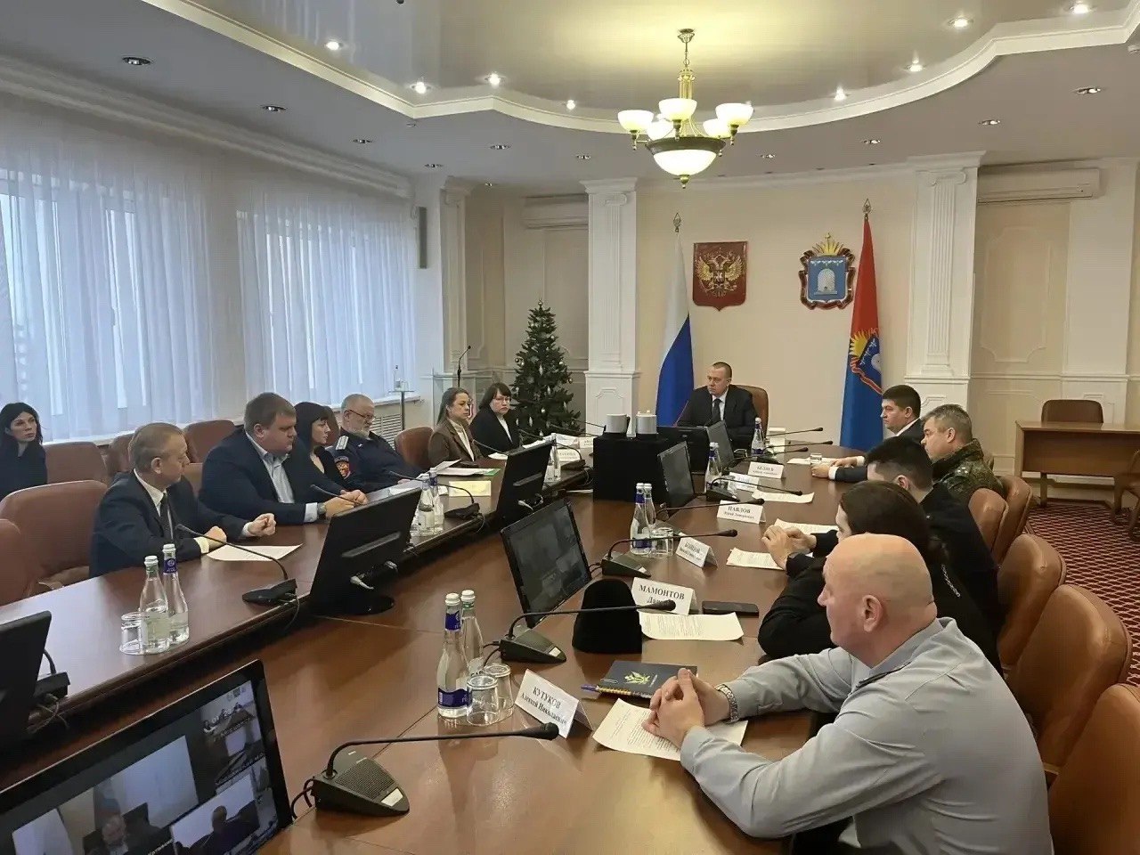 В правительстве Тамбовской области прошло заседание рабочей группы по взаимодействию с казачьими обществами