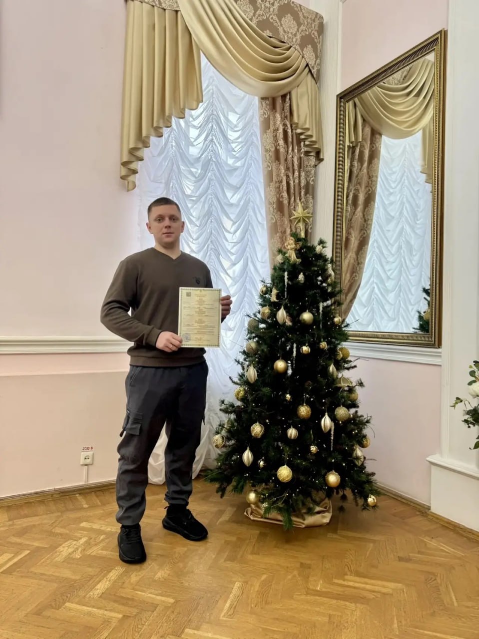 В тамбовском ЗАГСе зарегистрировали первого малыша, рождённого в областном центре в 2026 году