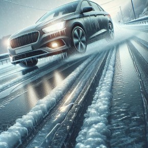 Автоинспекторы напоминают тамбовским водителям правила безопасности во время гололёда