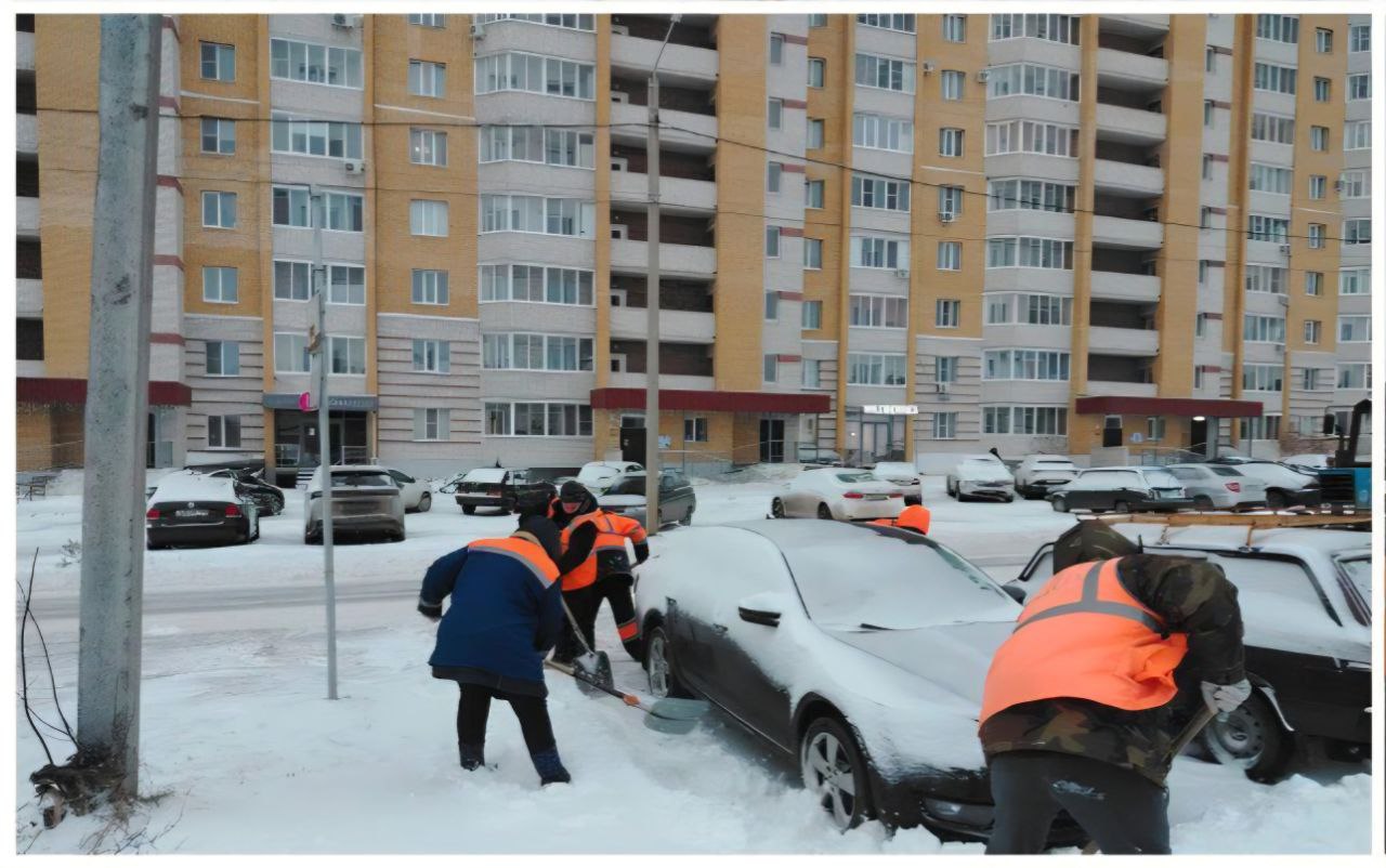 Коммунальные службы Тамбова продолжают уборку улиц от последствий снегопадов