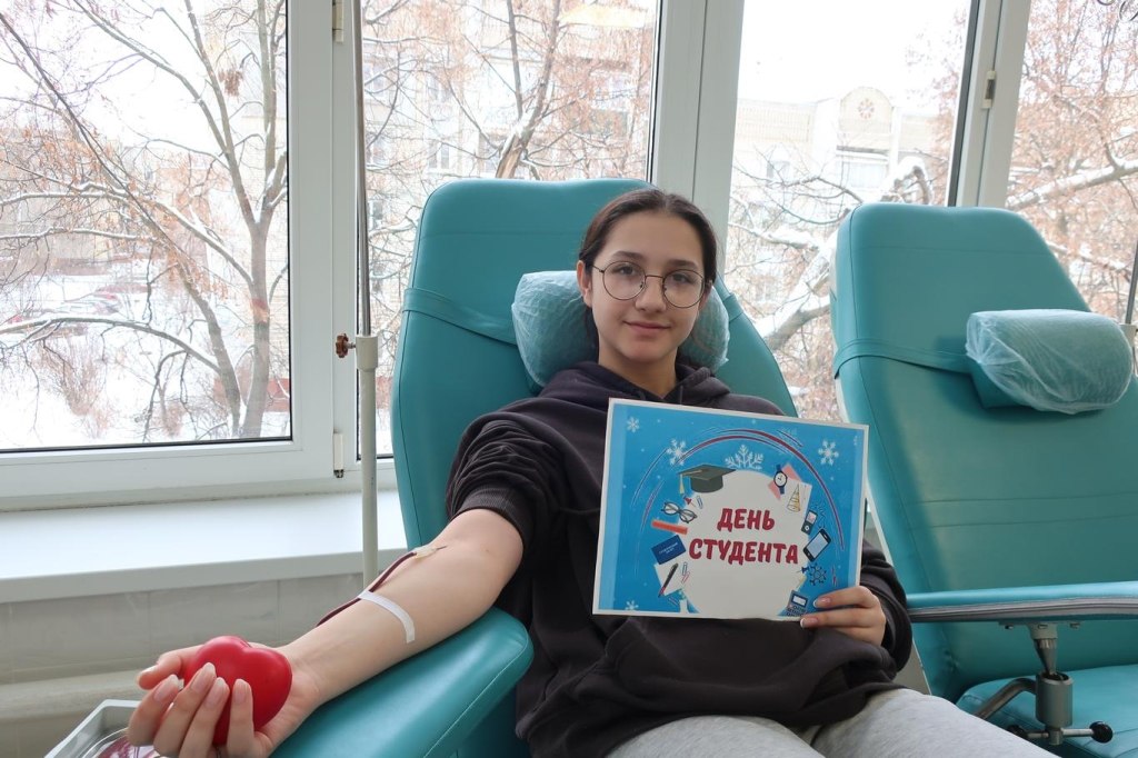 На Тамбовской областной станции переливания крови прошла донорская акция, приуроченная к Всероссийскому дню студента, который отмечают 25 января На Тамбовской областной станции переливания крови прошла донорская акция, приуроченная к Всероссийскому дню студента, который отмечают 25 января